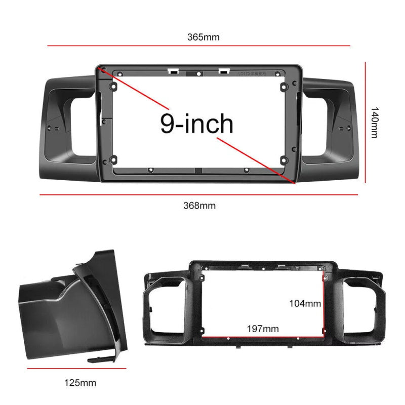 Android Autoradio für Toyota Corolla 2000-2006 mit Wireless CarPlay & Android Auto