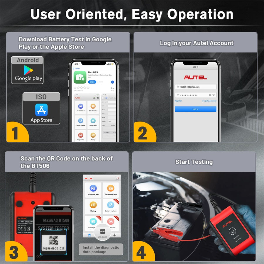 Autel BT506 Batterie- und Systemtester