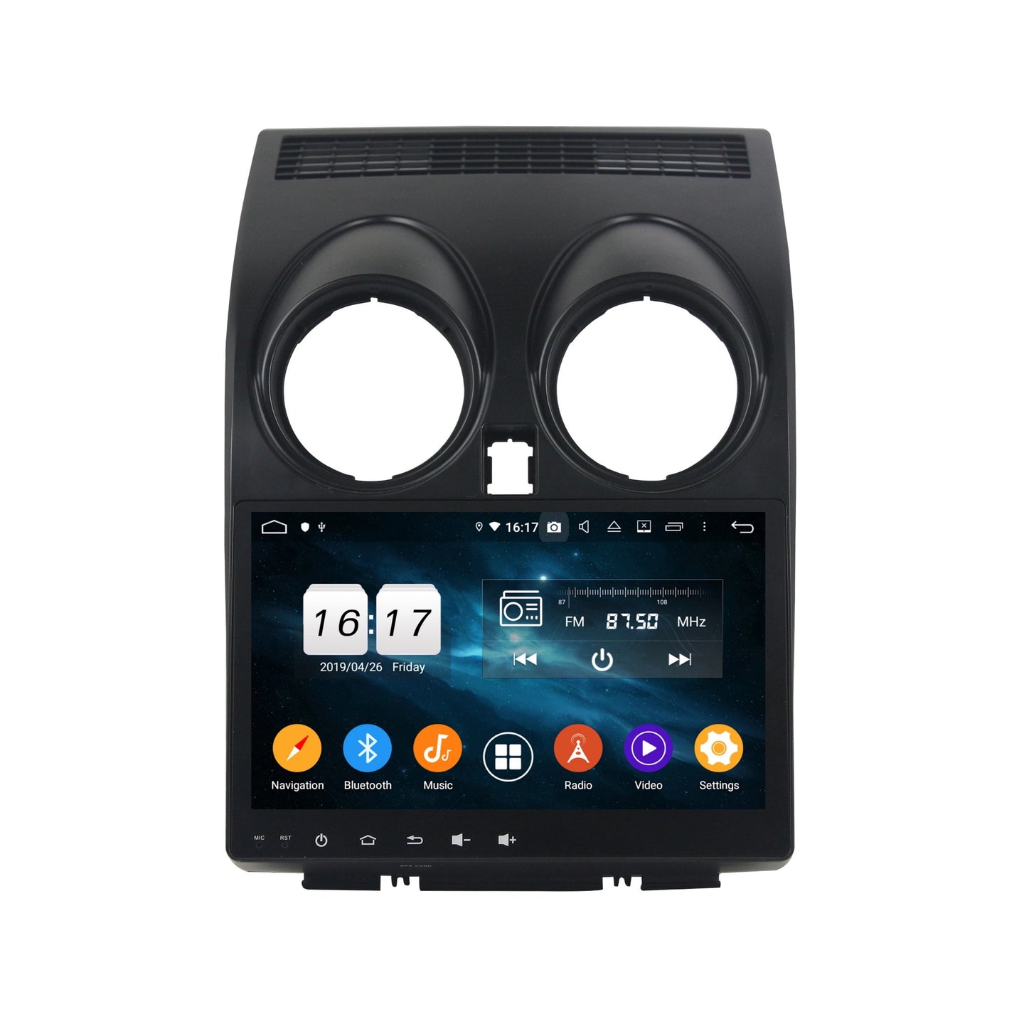 Android Autoradio für Nissan Qashqai 2009–2015 mit Wireless CarPlay & Android Auto