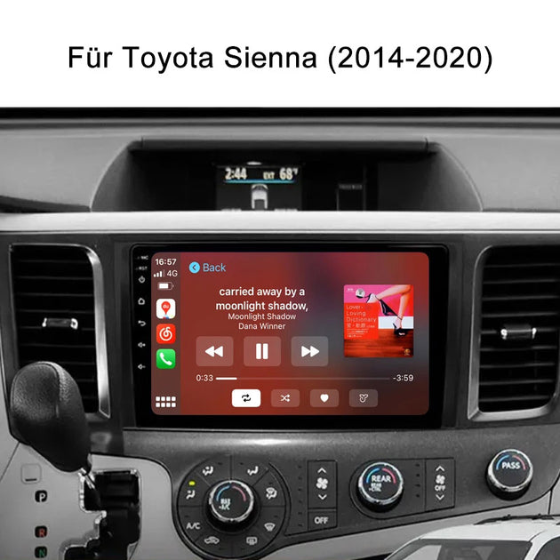 Android Autoradio für Toyota Sienna 2014-2020 mit Wireless CarPlay & Android Auto