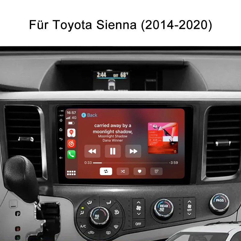 Android Autoradio für Toyota Sienna 2014-2020 mit Wireless CarPlay & Android Auto