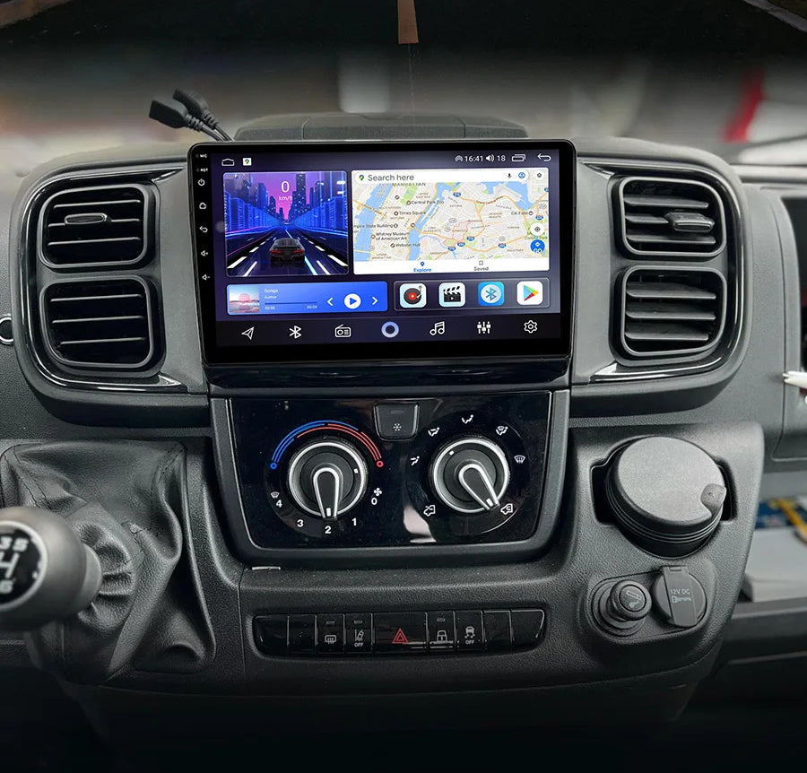 Android Autoradio 9 Zoll für Fiat Ducato 2021-2024 mit Wireless CarPlay & Android Auto