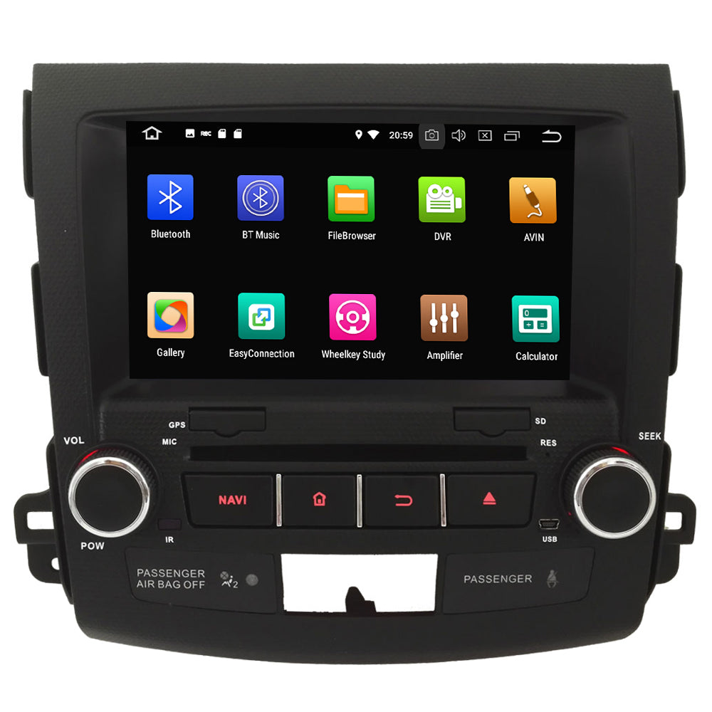 Android Autoradio für Citroen C-Crosser (2007-2012) und Peugeot 4007 (2007-2012) mit Wireless CarPlay & Android Auto