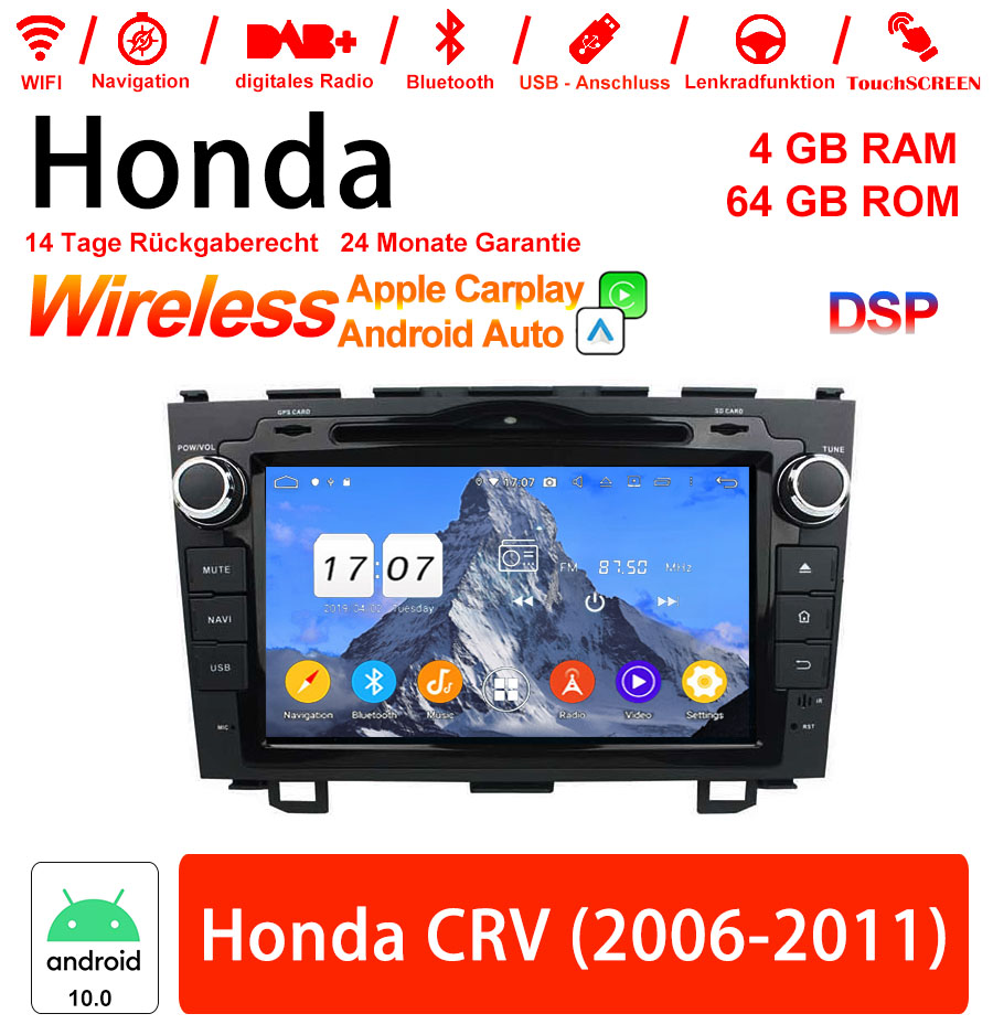 Android Autoradio für Honda CR-V (2006-2011) mit Wireless CarPlay & Android Auto