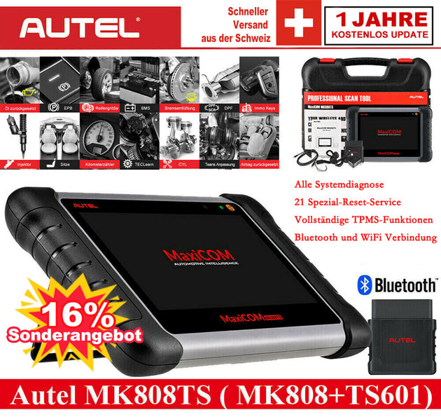 Autel MK808TS TPMS Diagnose- und Programmiergerät