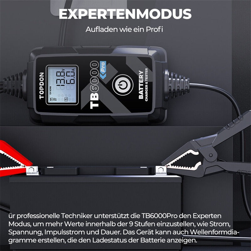 TOPDON TB6000Pro Batterie- und Ladegerät