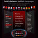 OBD + GPS HUD P24 Auto OBD Head Up Display HUD an Bord Computer Digital Tachometer Wasser Temp Kraftstoff Verbrauch Elektronischer Neigung messer
