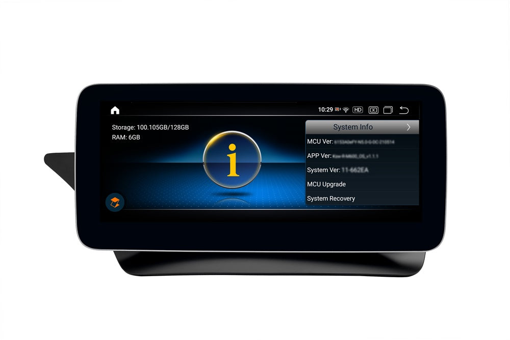 Android Autoradio für Mercedes Benz E-Klasse W207 2015-2016 mit Wireless CarPlay, Android Auto & DAB+