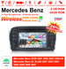 Android Autoradio für Mercedes Benz SL 2001-2007 mit Wireless CarPlay, Android Auto & DAB+