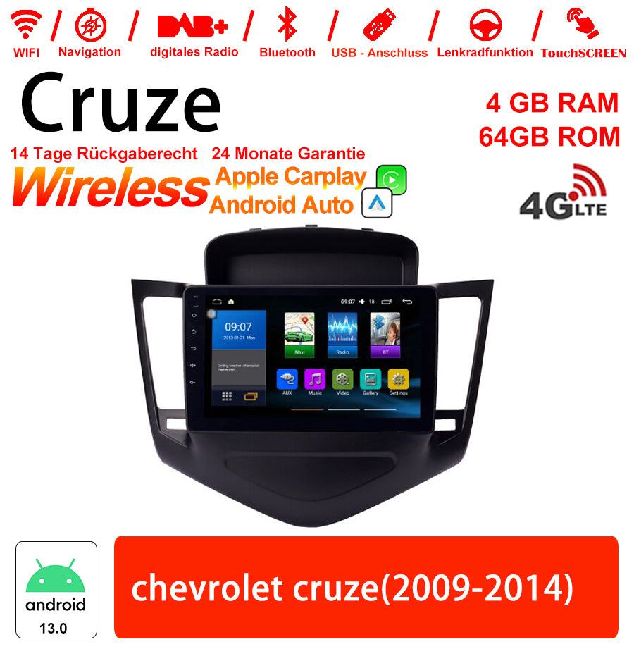 Android Autoradio für Chevrolet Cruze 2009-2014 mit Wireless CarPlay & Android Auto