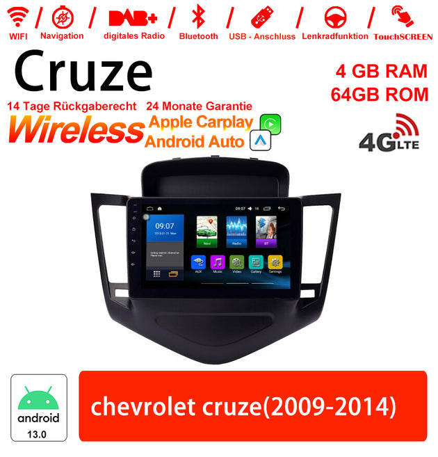 Android Autoradio für Chevrolet Cruze 2009-2014 mit Wireless CarPlay & Android Auto