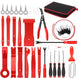 43 stücke Hand Werkzeug Set Hebeln Demontage Werkzeug Innen Tür Clip Panel Trim Dashboard Removal Tool Kit Auto...