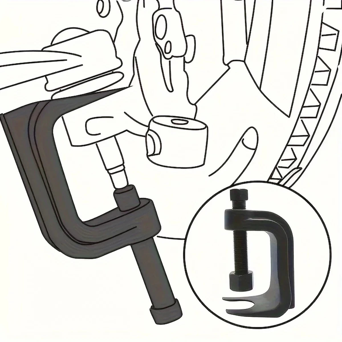 Universal 25112 Kugelgelenk-Trenner, Kugelgelenk-Entfernungswerkzeug, Kugelgelenk-Abzieher, 2–3/8 Zoll