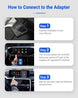 A2air Pro verdrahtet zu drahtlosem android auto adapter android autozubehör bluetooth upgrade dongle für nissan vw ford