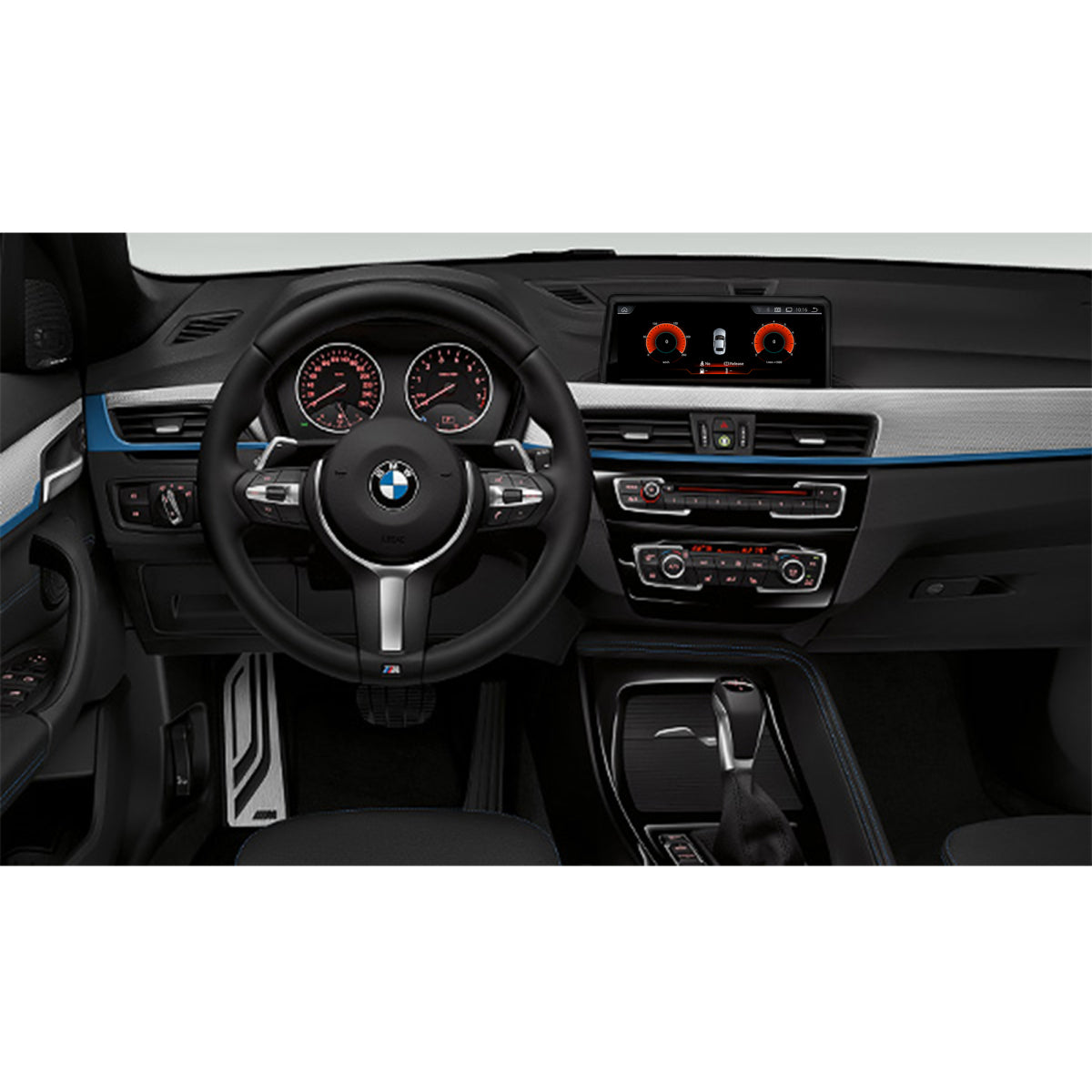 Android Autoradio für BMW X1 F48 2018-2021 mit Wireless CarPlay, Android Auto & DAB+