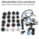 28 Teile/satz Wassertank Leck Detektor Kühler Pumpe Druck Kühlsystem Tester Cap Tool Kit