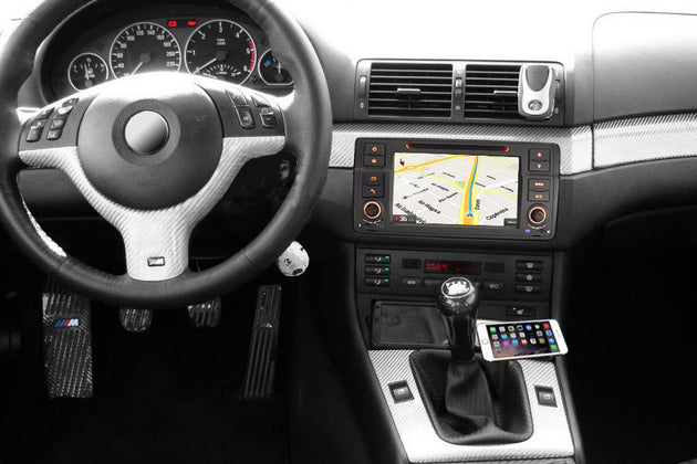 Android Autoradio für BMW 3er E46 und M3 E46 1998-2006 mit Wireless CarPlay, Android Auto & DAB+