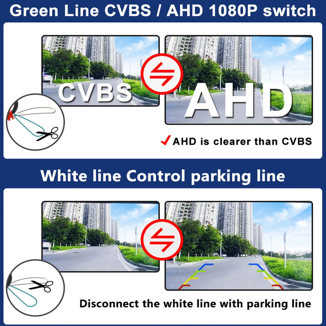 CCD AHD 1080P Kofferraumgriff Rückfahrkamera für Mercedes-Benz C-Klasse W204 C180 C200 C260 S204