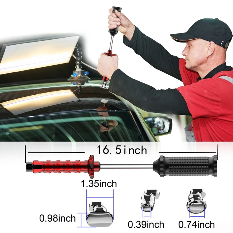 Gleit hammer Dellen zieher mit Laschen Set, Auto Dellen Reparatur werkzeuge für alle Auto PDR Kits