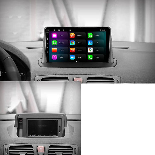 Android Autoradio für Renault Megane 2/3 2008-2014 mit Wireless CarPlay & Android Auto