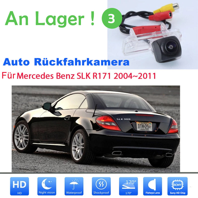 Voll-HD-CCD-Nachtsicht-Rückfahrkamera für Mercedes-Benz C-Klasse W203, E-Klasse W211, CLK-Klasse W209, CLS-Klasse W219, SLK R171, S-Klasse W220