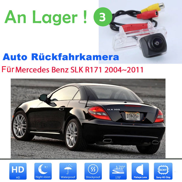 Voll-HD-CCD-Nachtsicht-Rückfahrkamera für Mercedes-Benz C-Klasse W203, E-Klasse W211, CLK-Klasse W209, CLS-Klasse W219, SLK R171, S-Klasse W220
