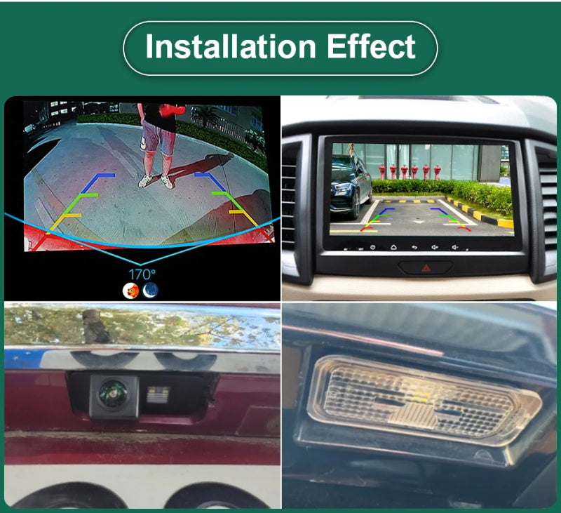 AHD 1080p Rückfahrkamera für Ford Focus Fließheck 2014-2018, Fiesta 2012-2014, Mondeo 2011-2014, S-MAX 2008-2012
