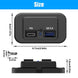 Camper Dual USB Ports Lade Buchse Für RV Wohnmobil Camping Caravan Bus Marine DC5V/3,1 EINE 12V Ladegerät änderung Zubehör
