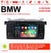 Android Autoradio für BMW 3er E46 und M3 E46 1998-2006 mit Wireless CarPlay, Android Auto & DAB+