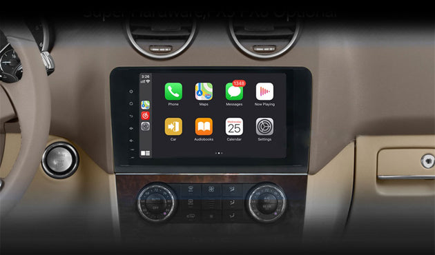 Android Autoradio für Mercedes Benz ML W164 und GL X164 2005-2012 mit Wireless CarPlay, Android Auto & DAB+