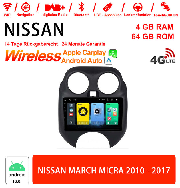 Android Autoradio für Nissan March/Micra 2010-2017 mit WiFi & Navigation