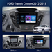 Android Autoradio für Ford Transit Custom 2012–2015 mit 9-Zoll-Display, Android 13.0 und 4G LTE