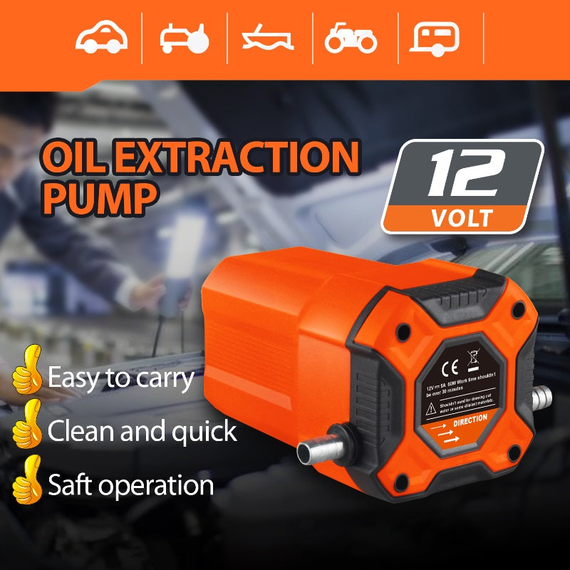 12v Elektroauto Öl saugpumpe 60w Kraftstoff zufuhr Motoröl Rohöl Flüssigkeit Saugpumpe für Auto Motorrad boot