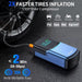 4 in 1 Auto Starthilfe Luftpumpe 150PSI Reifenkompressor 2000A Startergerät 10000 mAh Power Bank Digitale...