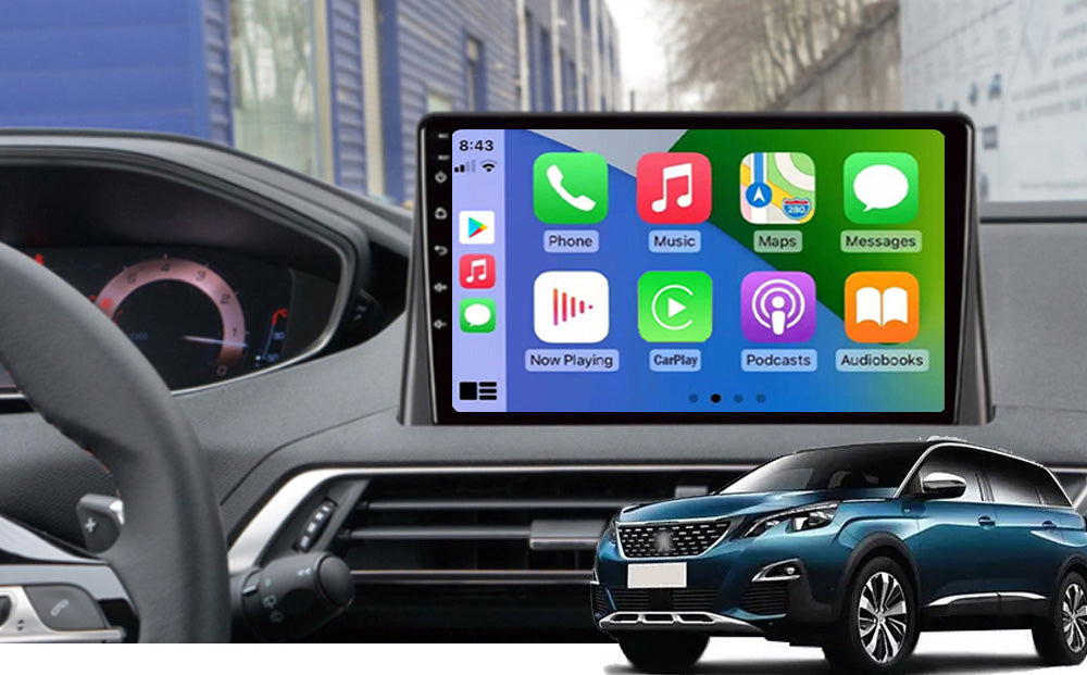 Android Autoradio für Peugeot 3008 (2017-2020) mit Wireless CarPlay & Android Auto