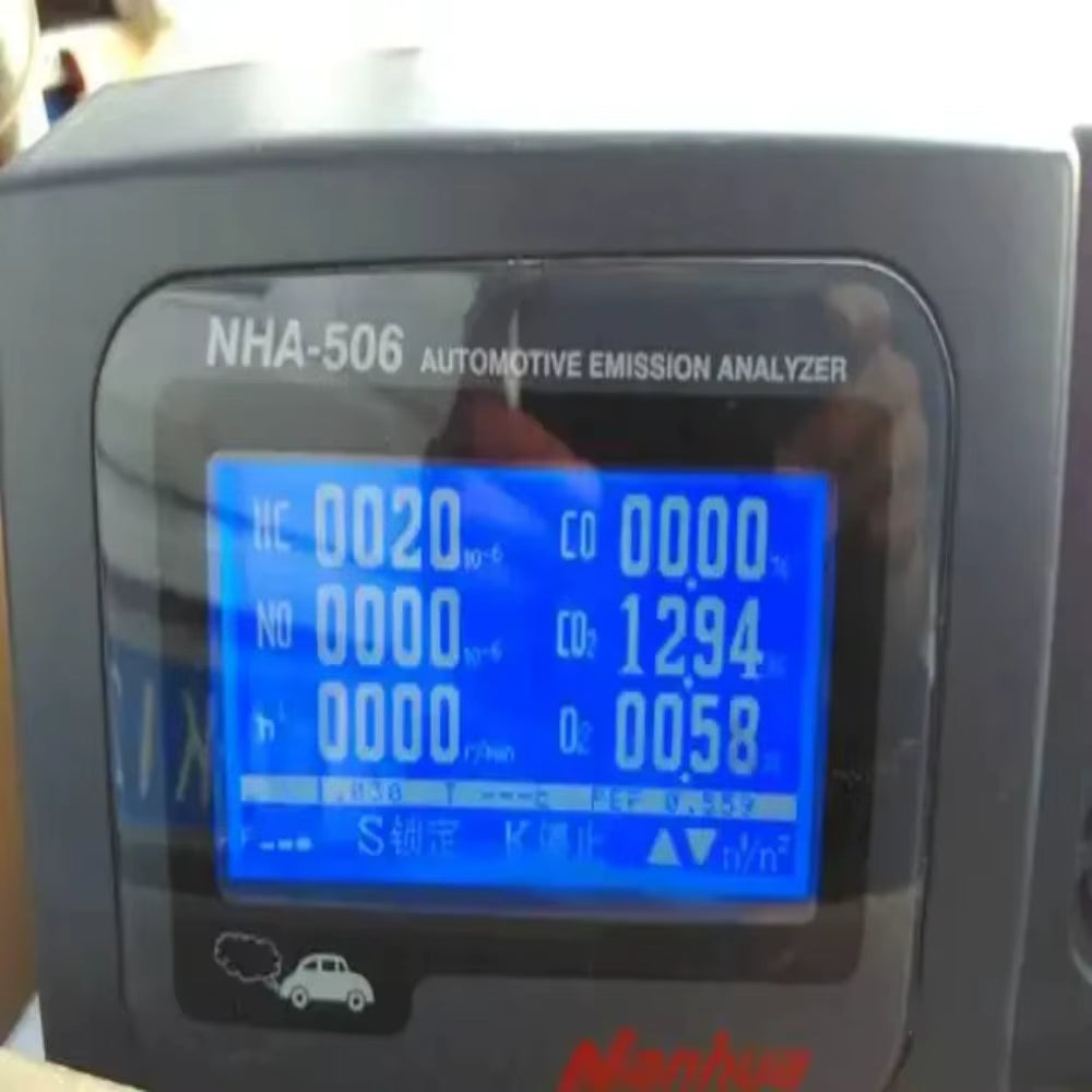 Abgasmessgerät für Kraftfahrzeuge 5-Gas-Analysator (HC, CO, CO2, O2, NO)