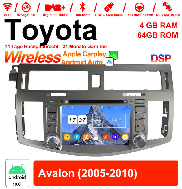 Android Autoradio für Toyota Avalon 2005-2010 mit Wireless CarPlay & Android Auto