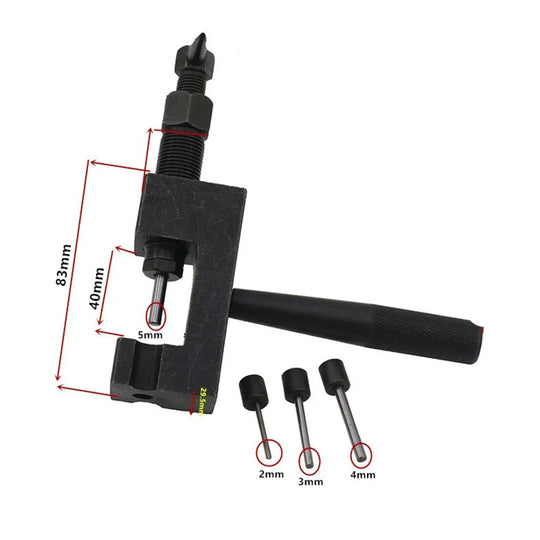 Motorrad Kettenbrecher Nieten Werkzeug 6 Pins Kettenschneider Nietgerät Fahrrad Kettenstift Pressgriff für...