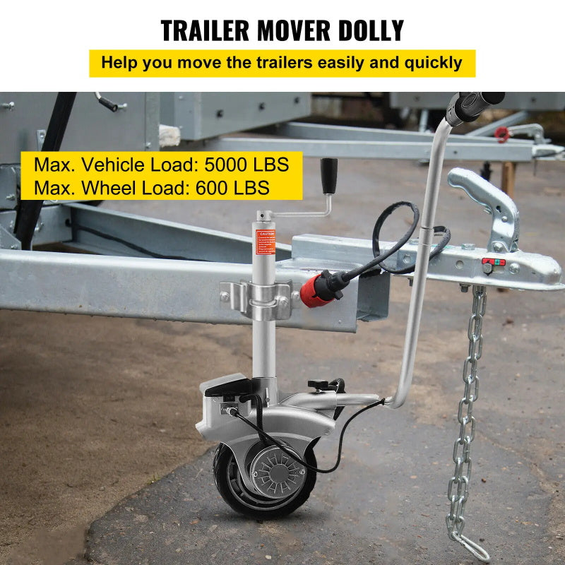 350W 12V Elektrische Motorisierten Rad 2270KG Fahrzeug Last Caravan Boot Rad Dolly Utility Anhänger Auto SUV...