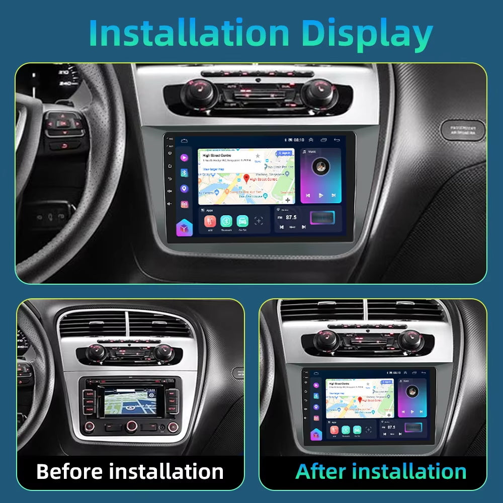 Android Autoradio für SEAT Altea 2004-2015 mit Wireless CarPlay & Android Auto