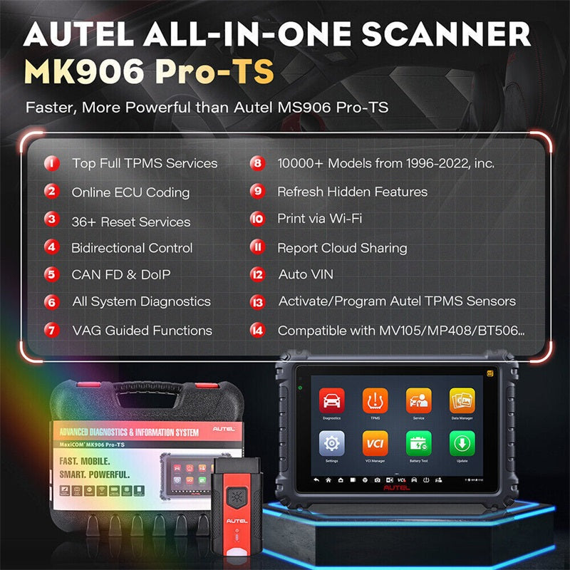 Autel MK906 Pro-TS TPMS Diagnose- und Programmiergerät