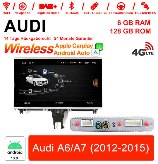 Android Autoradio für Audi A6/A7 2012-2015 mit Wireless CarPlay & Android Auto