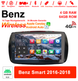Android Autoradio für Mercedes Benz Smart 2016 mit Wireless CarPlay, Android Auto & DAB+