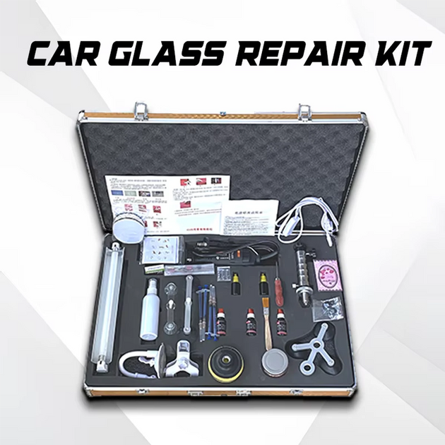 Professionelles Werkzeug zur Reparatur der Windschutzscheibe Autoglas Reparaturset