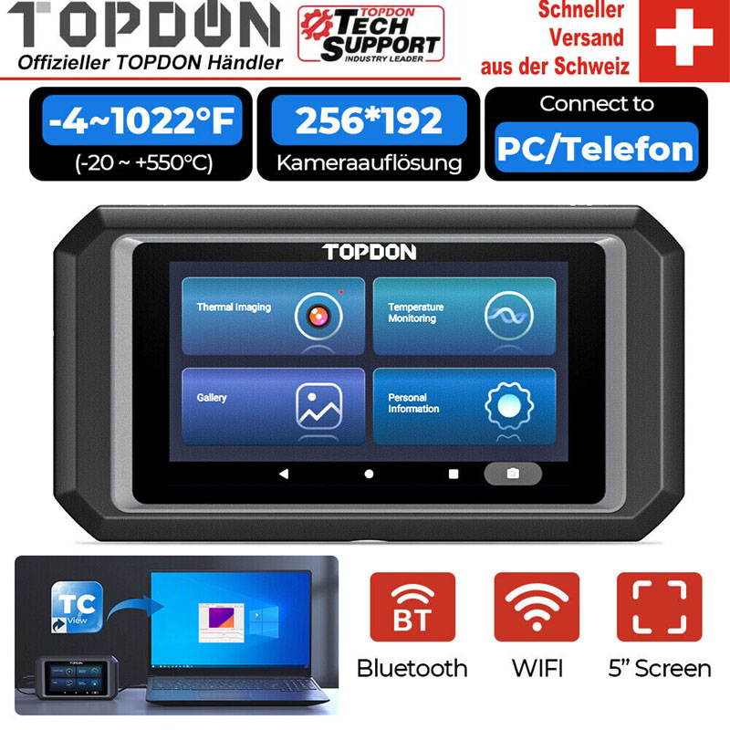 TOPDON TC003 Wärmebildkamera