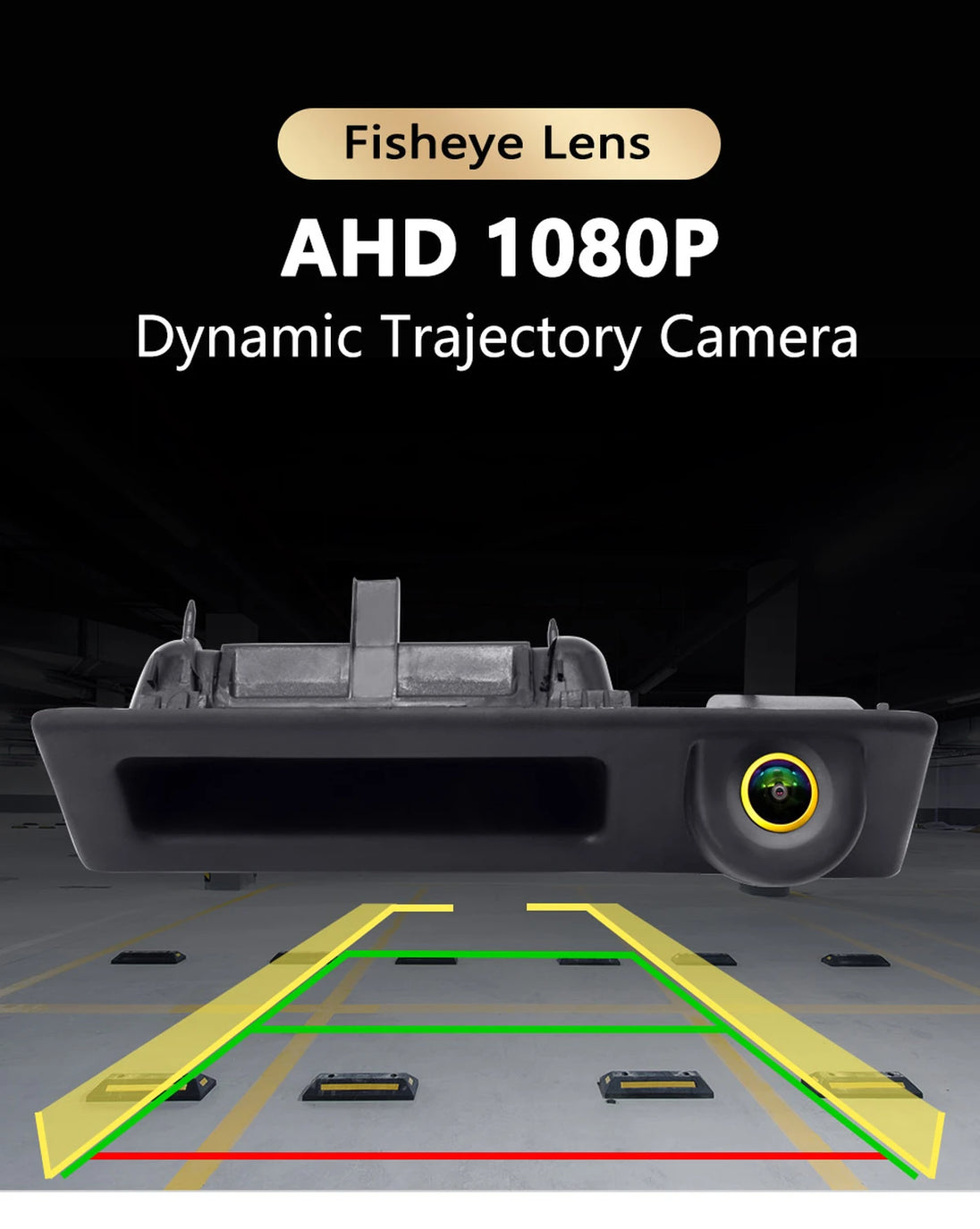AHD 1080P Rückfahrkamera mit dynamischen Parklinien für BMW F30 F10 F11 X3 F25 F31 F46 X1 F48 F22 3er 5er