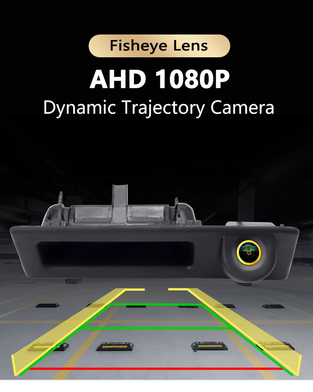 AHD 1080P Rückfahrkamera mit dynamischen Parklinien für BMW F30 F10 F11 X3 F25 F31 F46 X1 F48 F22 3er 5er