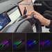 Kabelloser automatischer Türgriff für Tesla Model Y 3/3 Highland Colorful LED Lights 4-Türer-Lenker