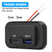 Camper Dual USB Ports Lade Buchse Für RV Wohnmobil Camping Caravan Bus Marine DC5V/3,1 EINE 12V Ladegerät änderung Zubehör