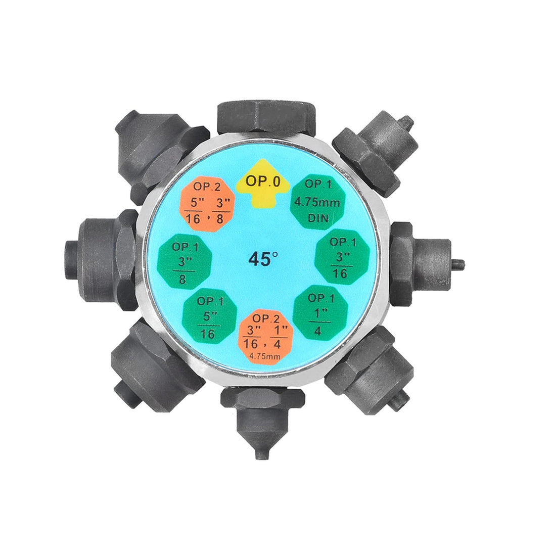 45° & 37° Bördelgerät Set Hydraulisch für Bremsleitungen – Profi Bremsrohr Bördelwerkzeug Set, Auto Reparatur &...